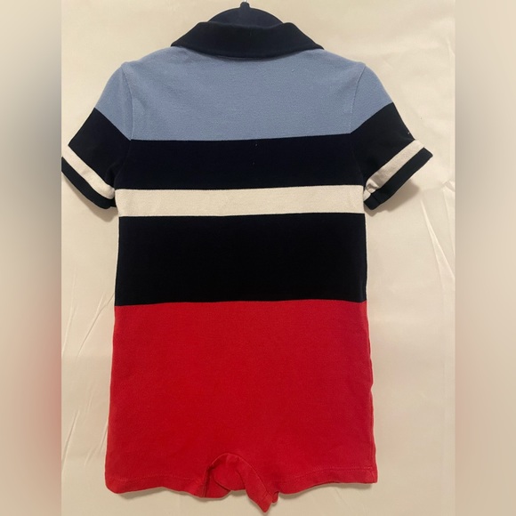 Ralph Lauren Striped Polo Shortall 18M - Picture 5 of 5